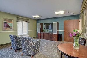 A lounge area at Westerville