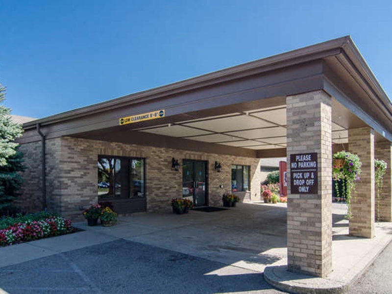 The front entrance to Westerville